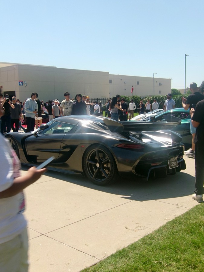 Koenigsegg Jesko at a car show
